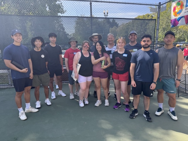 Players wrapping up a beginner session at Green Lake East, August 9, 2026